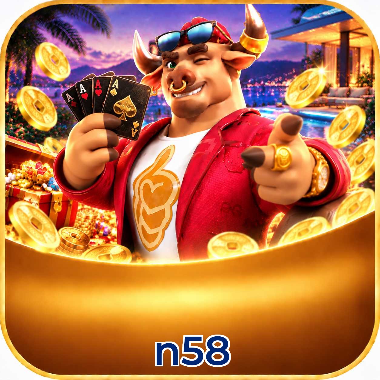 Comparativo do app n58 versus navegador mobile